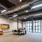 218 A modern innovation hub with co-working spaces, incubator programs, and collaborative platforms, fueling entrepreneurship an