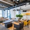 218 A modern innovation hub with co-working spaces, incubator programs, and collaborative platforms, fueling entrepreneurship an