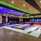 224 A modern entertainment complex with a multiplex cinema, bowling alley, arcade games, and a variety of dining options, offeri