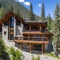 227 A luxurious mountain chalet with panoramic mountain views, a private helipad, and world-class amenities, providing an exclus