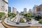 23 de Maio Avenue view from view from Viaduto do Cha Tea Viaduct - Sao Paulo, Brazil