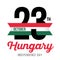 23-October-the Independence Day of Hungary