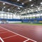 233 A sleek and modern sports complex with state-of-the-art facilities for various sports disciplines, training programs, and sp