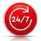 24/7 rotate arrow icon metallic grunge abstract red round button illustration