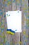 24 August independence Day of Ukraine the concept of the Day of memory of freedom and patriotism. Mini flags with paper confetti