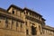 24 Feb 2024, Exterior View of the scenic tourist place Maheshwar fort or Ahilya fort in Madhaya pradesh in India. this monument on