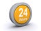 24 hours button