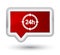 24 hours delivery icon prime red banner button