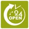 24 Hours Open icon