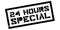 24 hours special rubber stamp