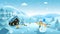 24 solar terms snow in winter illustration