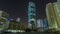 The 240 meters high KIPCO Tower timelapse hyperlapse in Kuwait City. Kuwait, Middle East