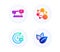24h delivery, Internet chat and Integrity icons set. Organic product sign. Vector