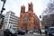 25. 01. 2018 Berlin, Germany - Neo-Gothic Friedrichswerder Church