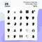 25 Concious Living And Personality Traits Icon Set. 100% Editable EPS 10 Files. Business Logo Concept Ideas Solid Glyph icon