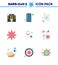 25 Coronavirus Emergency Iconset Blue Design such as healthcare, microorganism, laboratory, life, coronavirus