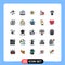 25 Creative Icons Modern Signs and Symbols of system, plumber, setting, mechanical, bowls