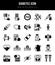25 Diabetes Lineal Fill icons Pack vector illustration