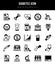 25 Diabetes Lineal Fill icons Pack vector illustration