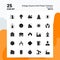 25 Energy Source And Power Industry Icon Set. 100% Editable EPS 10 Files. Business Logo Concept Ideas Solid Glyph icon design