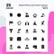 25 Naked Politics And Fintech Industry Icon Set. 100% Editable EPS 10 Files. Business Logo Concept Ideas Solid Glyph icon design