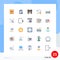 25 Universal Flat Colors Set for Web and Mobile Applications google glass, device, furniture, shipping, ecommerce
