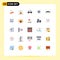 25 Universal Flat Colors Set for Web and Mobile Applications movember, moustache, glasses, winter, christmas