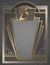 25th anniversary Art Deco Invitation Flyer Poster Art Elegant Gold Silver