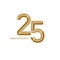 25th anniversary elegance logotype