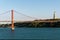 The 25th April Bridge, near Lisbon, Portugal