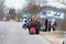 26.02.2022, Hungary-Beregsurany. Ukrainian families flee the war across the Hungarian border to a peaceful area.26.02.2022