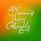 26 january beautiful calligraphy happy republic day text