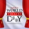 27 Mart DÃ¼nya Tiyatrolar GÃ¼nÃ¼. Translation: March 27, World theatre day, concept greeting card, with curtains and Scene with re