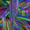 271 Digital Noise: A futuristic and abstract background featuring digital noise in glitchy and electric colors that create a dyn