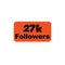 27k followers Orange vector, icon, stamp, logo illustration