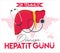 28 Temmuz Dunya Hepatit Gunu. Translate: 28th July World Hepatitis Day