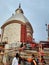 29.12.2021.Tarapith, West Bengal, India. famous hindu temple for godess kali with pilgrims