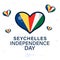 29 june, Independence Day Seychelles. Card, banner, poster, background design. Vector illustration.