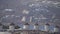 29 of October, Mykonos island, Greece, Distant view of Windmills of Mykonos, popular touristic square