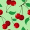 293 cherries, wallpaper and fabric ornament, wrapping paper, background for different designs, scrapbooking