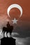 29th october republic day of Turkey or cumhuriyet bayrami vertical photo