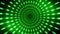 2D Green Neon Circles Tunnel Loopable Background