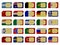 2D SIM cards represented as flags