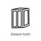 2Steam bath icon. Trendy modern flat linear vector 2Steam bath i