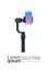 3-axis new generation stabilizer for smartphone device mobile gimbal and smart phone copy space flat vertical isolated