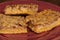 3 Delicious homemade layered bars with caramal and cinnamon