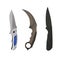 3 deterrents dangers knife vector.