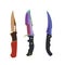 3 deterrents dangers knife vector.