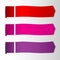 3 Folding ribbon from under paper insert under paper strip