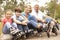 3 Generation Putting On In Line Skates